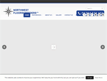 Tablet Screenshot of northwestfloorscreeders.co.uk